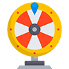 Lucky spin button for free spin page.